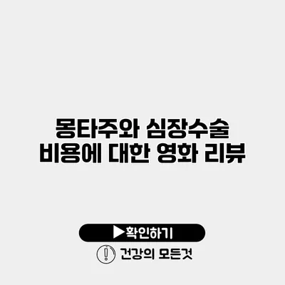 몽타주와 심장수술 비용에 대한 영화 리뷰