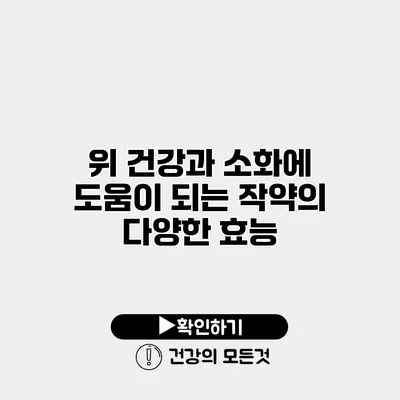 위 건강과 소화에 도움이 되는 작약의 다양한 효능
